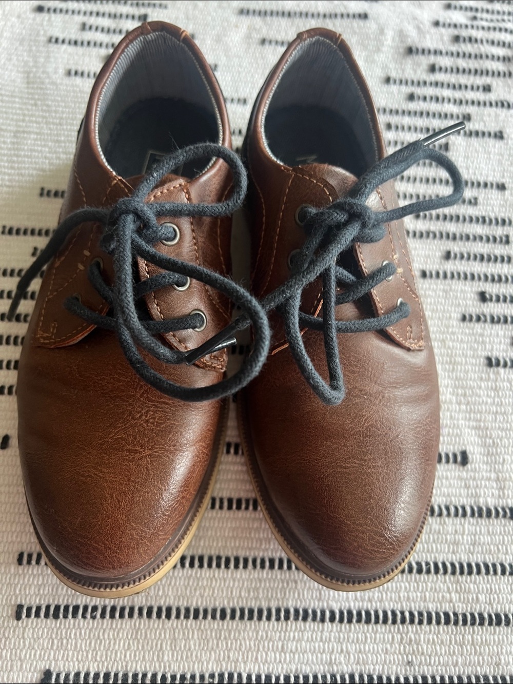 Olivers Brown Kids Dress Lace-Up Shoes